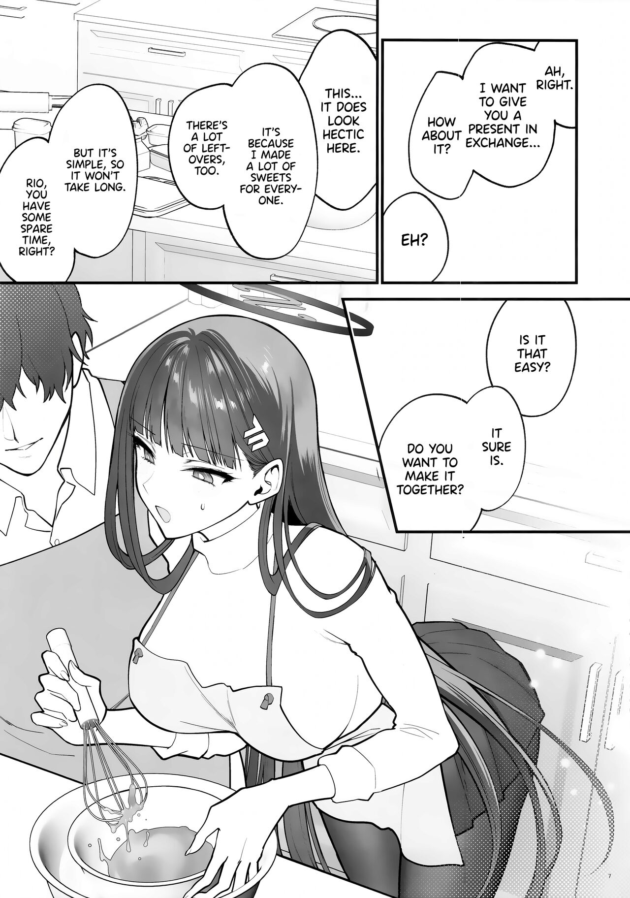 (Sensei no Archive 11) [SKK (Syoukaki)]CHOCOLATE & CREAM(Blue Archive) [English] [Pinandhita論理型] Page 6