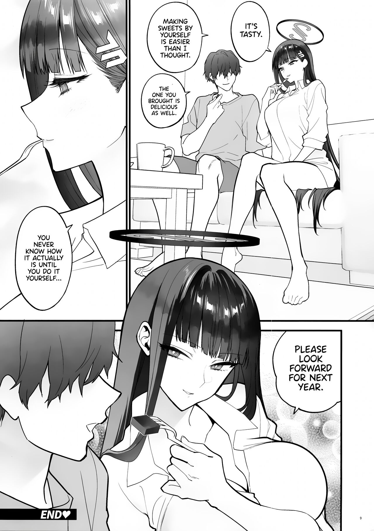 (Sensei no Archive 11) [SKK (Syoukaki)]CHOCOLATE & CREAM(Blue Archive) [English] [Pinandhita論理型] Page 8