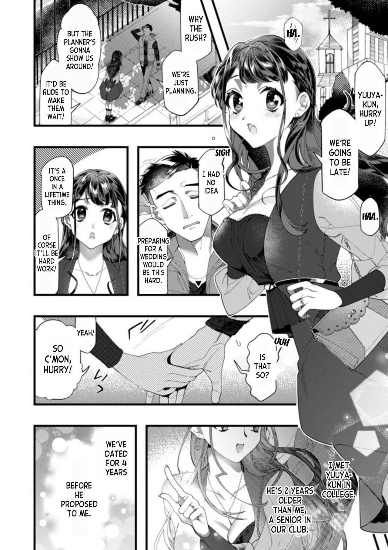 [Nichi Ryū / Hikaru]Dame, Sore Ijou Fukaku Irenaide! Kekkon Shikijou de Otto no Yuujin to Fudoui SEX 1[English] [desudesu] Page 2