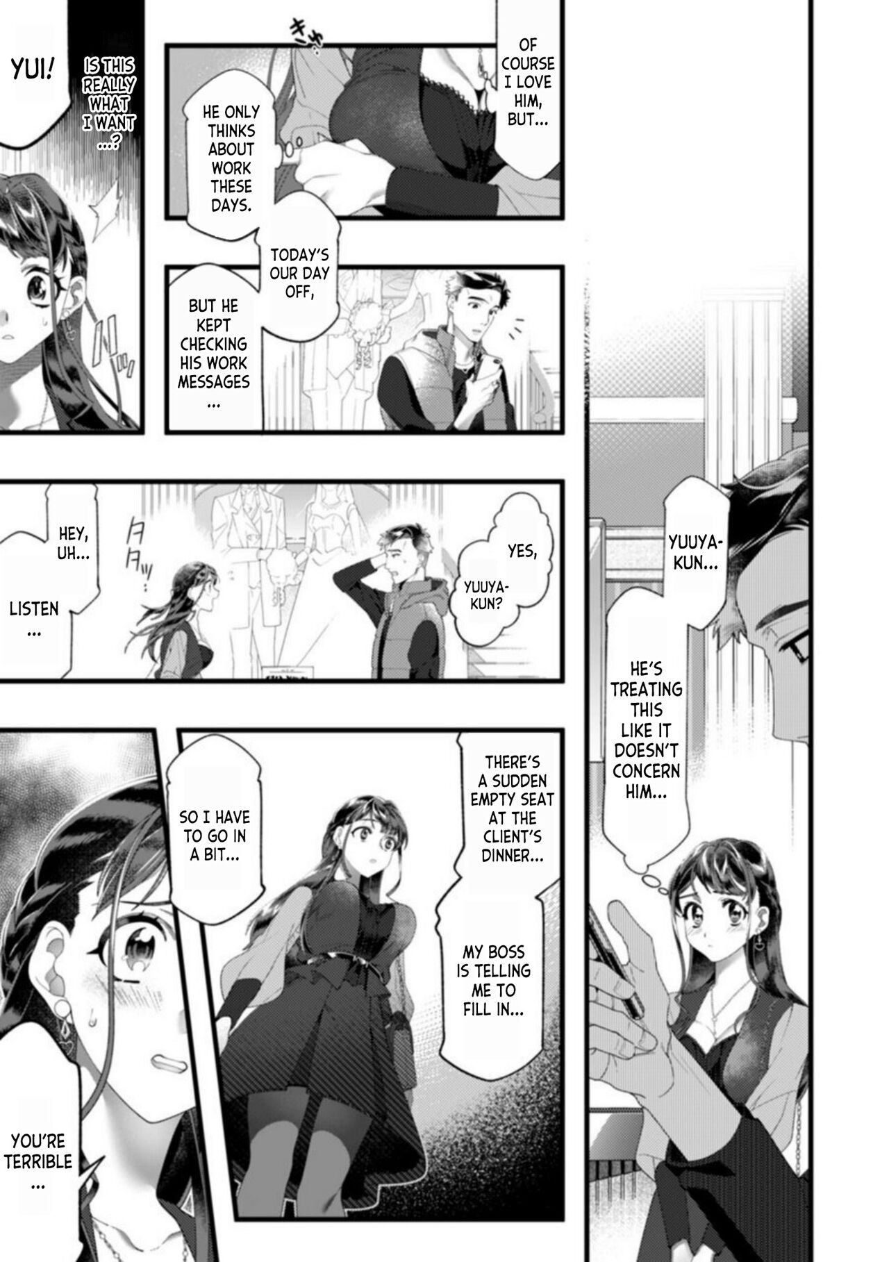 [Nichi Ryū / Hikaru]Dame, Sore Ijou Fukaku Irenaide! Kekkon Shikijou de Otto no Yuujin to Fudoui SEX 1[English] [desudesu] Page 3