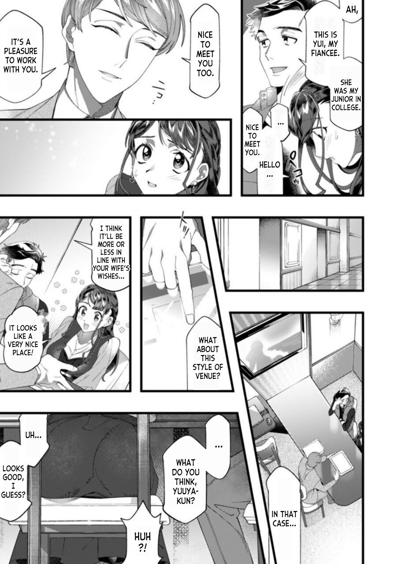 [Nichi Ryū / Hikaru]Dame, Sore Ijou Fukaku Irenaide! Kekkon Shikijou de Otto no Yuujin to Fudoui SEX 1[English] [desudesu] Page 5