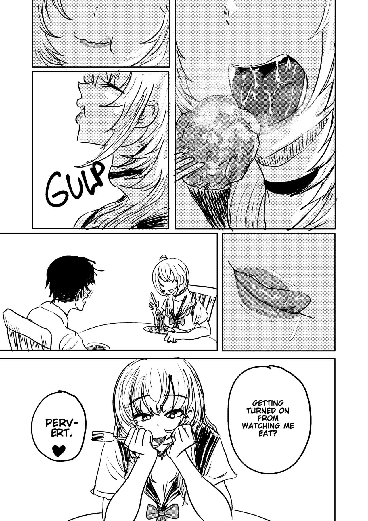[Shoulder Enjoyer]Dessert Vore(Boku wa Ayashii Kimi no Mono) Page 1