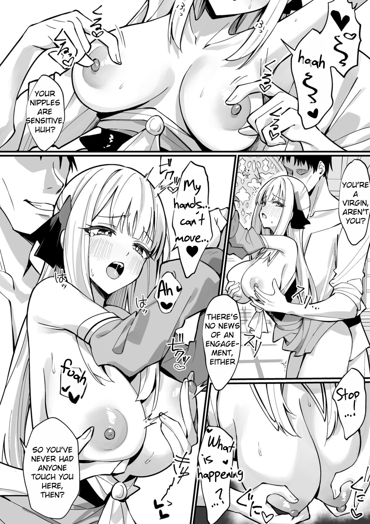 [Unahouse (Unacchi)]Ojousama Kanzen Haiboku.~Taisetsu ni Sodaterareta Kizoku Musume ga Jibun kara Shomin Ochinpo Onedari Surumade~[English] [Rei Scans] [Digital] Page 18