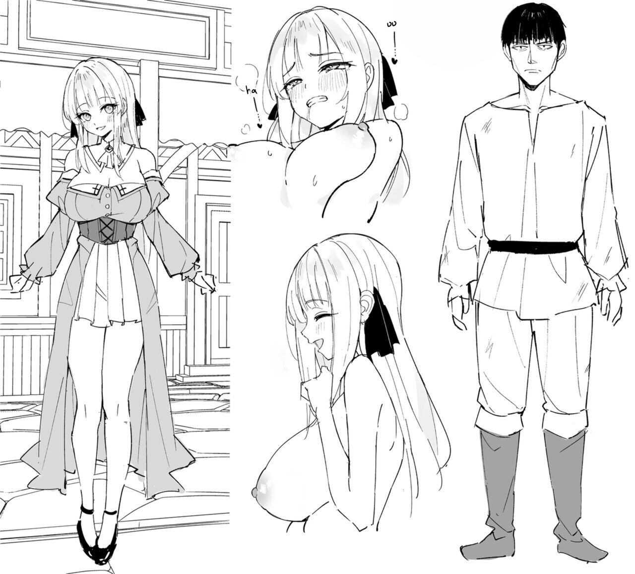 [Unahouse (Unacchi)]Ojousama Kanzen Haiboku.~Taisetsu ni Sodaterareta Kizoku Musume ga Jibun kara Shomin Ochinpo Onedari Surumade~[English] [Rei Scans] [Digital] Page 49