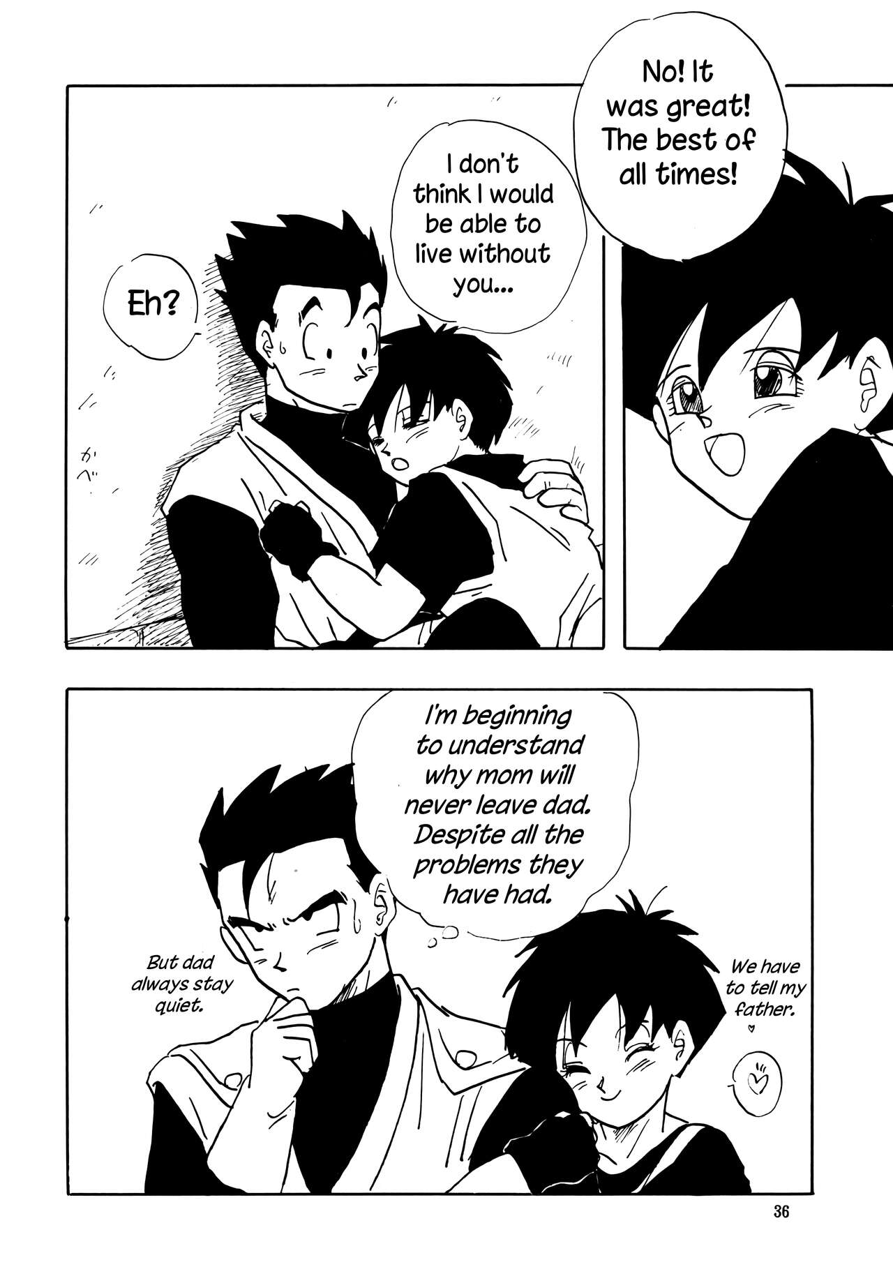 (C44) [Chirigami Goya, Fusuma go Ten (Shoji Hariko)]XX(Dragon Ball Z) [English] [Excavateur] Page 36