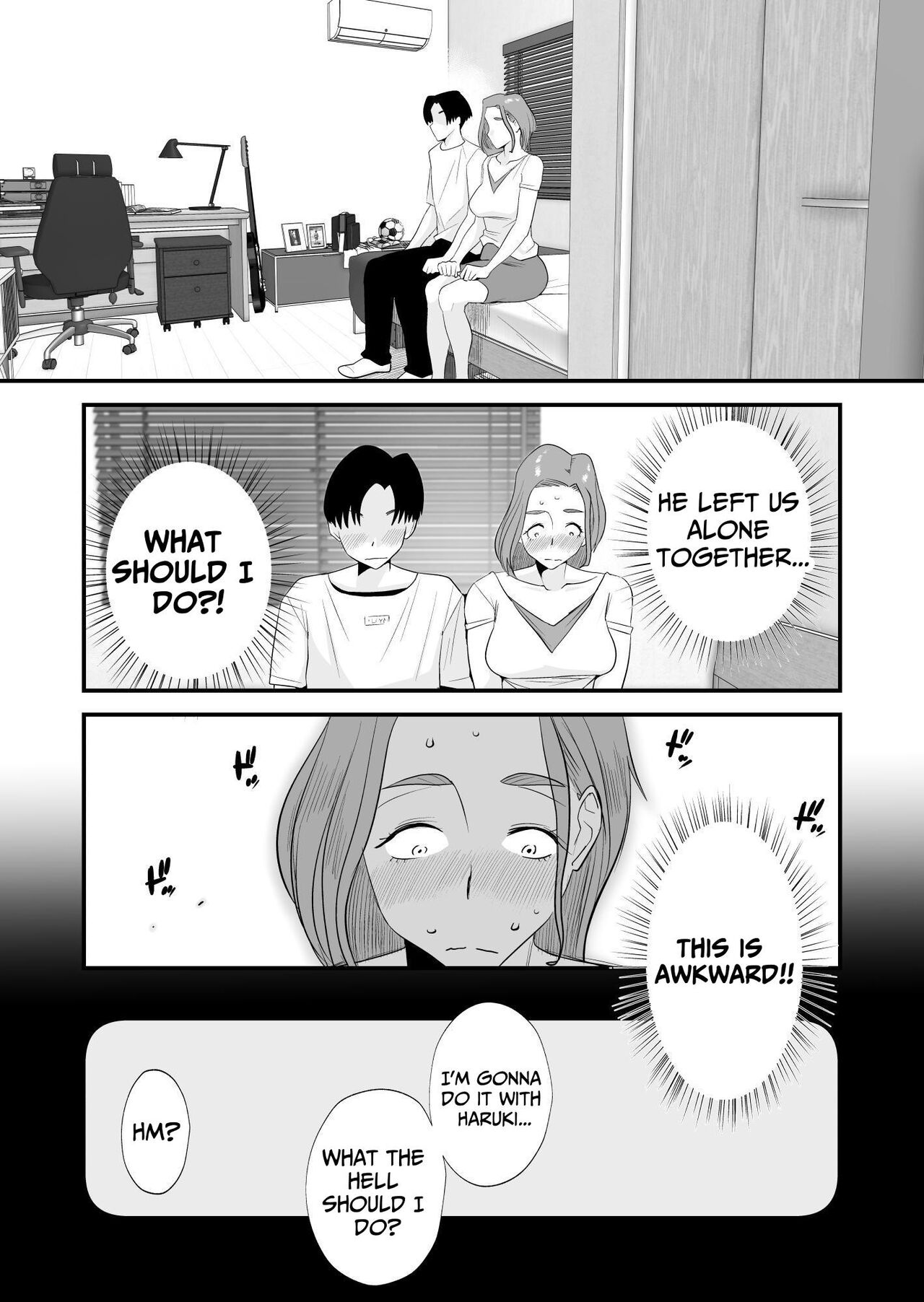 [Haitoku Sensei]Chichioya Kounin! Hasegawa-san Chi no Oyako Kankei | Father Approved! The Hasegawa's Mother-Son Relationship[English] [ForeignOkka] Page 25