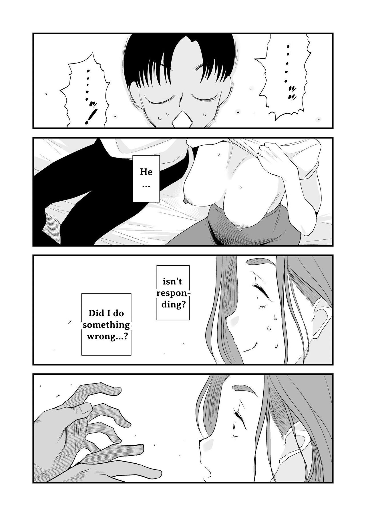 [Haitoku Sensei]Chichioya Kounin! Hasegawa-san Chi no Oyako Kankei | Father Approved! The Hasegawa's Mother-Son Relationship[English] [ForeignOkka] Page 28