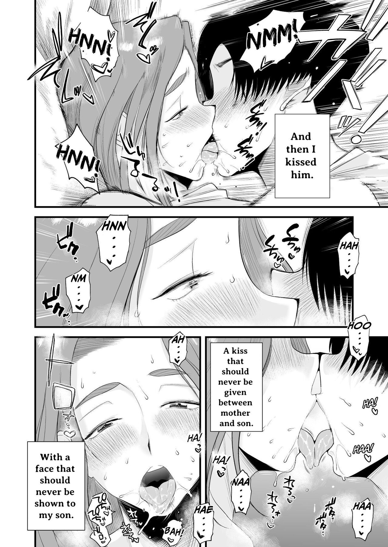 [Haitoku Sensei]Chichioya Kounin! Hasegawa-san Chi no Oyako Kankei | Father Approved! The Hasegawa's Mother-Son Relationship[English] [ForeignOkka] Page 41