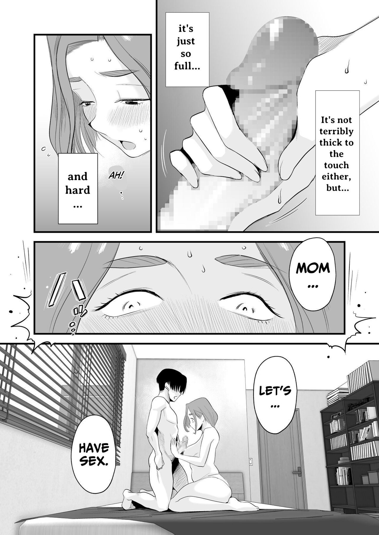 [Haitoku Sensei]Chichioya Kounin! Hasegawa-san Chi no Oyako Kankei | Father Approved! The Hasegawa's Mother-Son Relationship[English] [ForeignOkka] Page 50