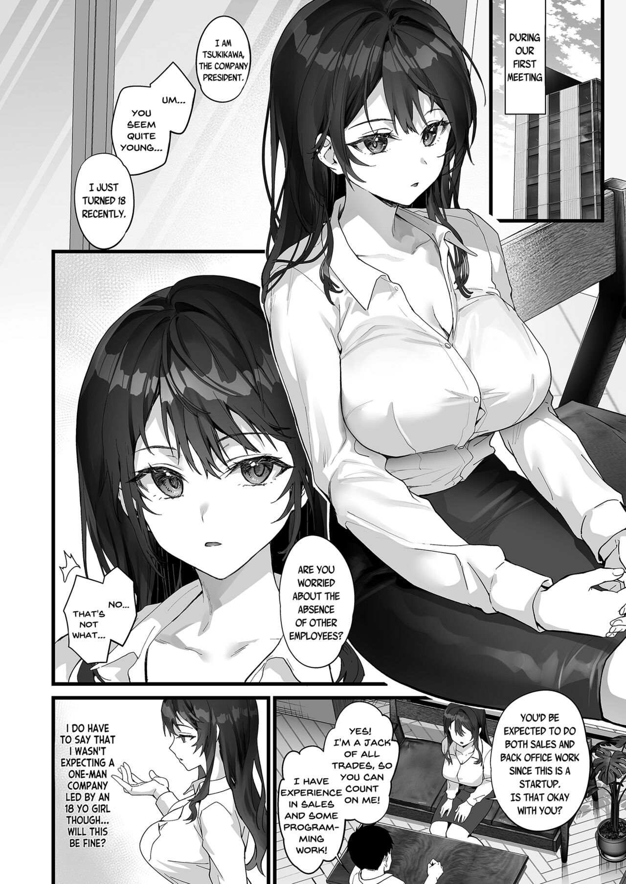 [sagejoh (sage joh)]JK Chuutai Tsuyogari Shachou ga Buka no Fusei ni Make Midara ni Koshi o Furi Netoru made[English] [Decensored] [Digital] Page 4