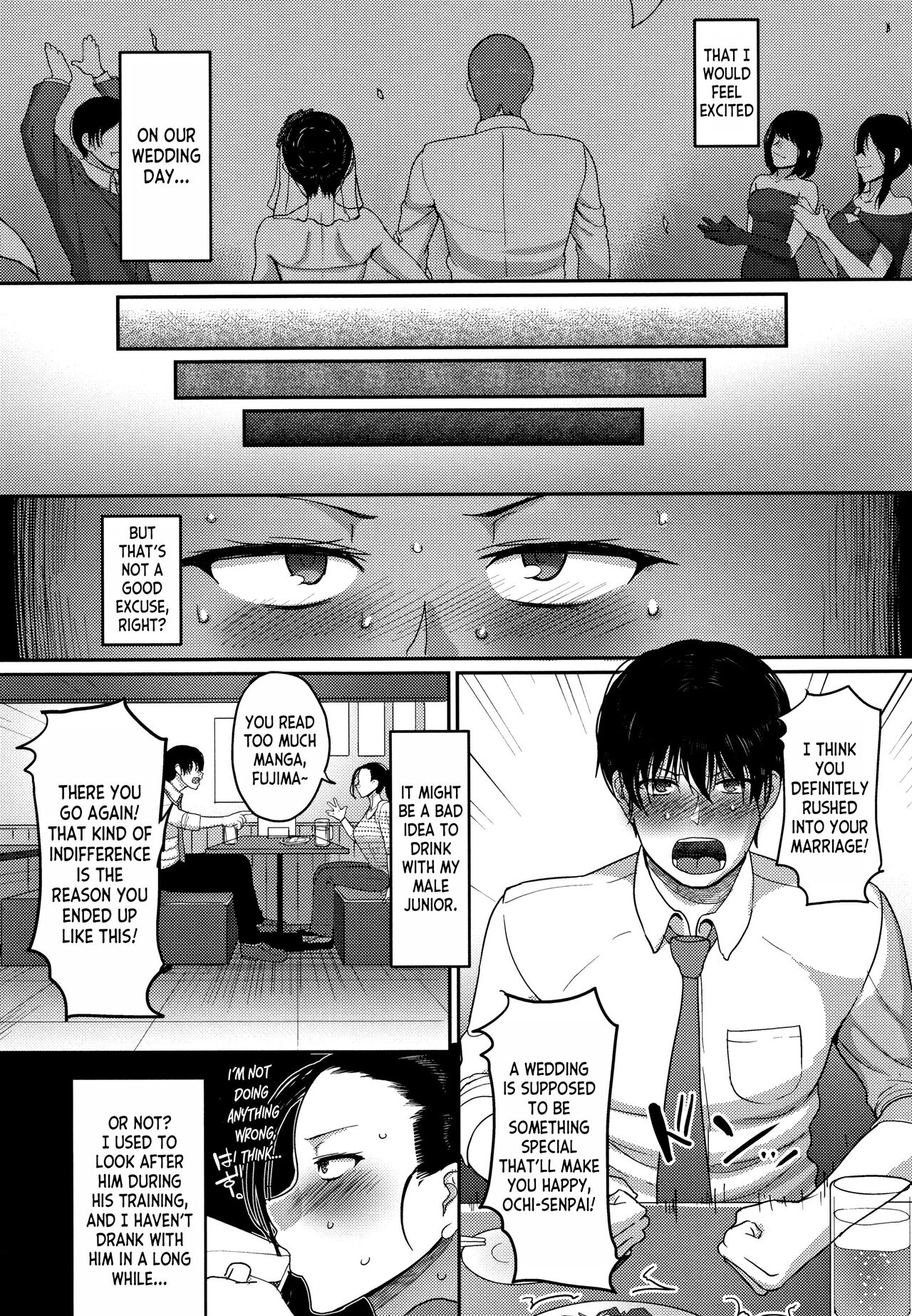 [Yamamoto Zenzen]Genkai Seiyoku ~Gaman Dekinai Hitozuma-tachi~ ch.1[English] [desudesu] Page 8