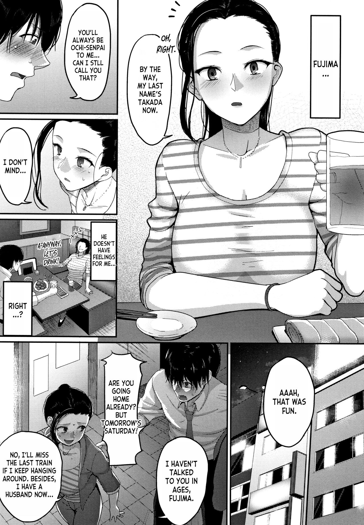[Yamamoto Zenzen]Genkai Seiyoku ~Gaman Dekinai Hitozuma-tachi~ ch.1[English] [desudesu] Page 9