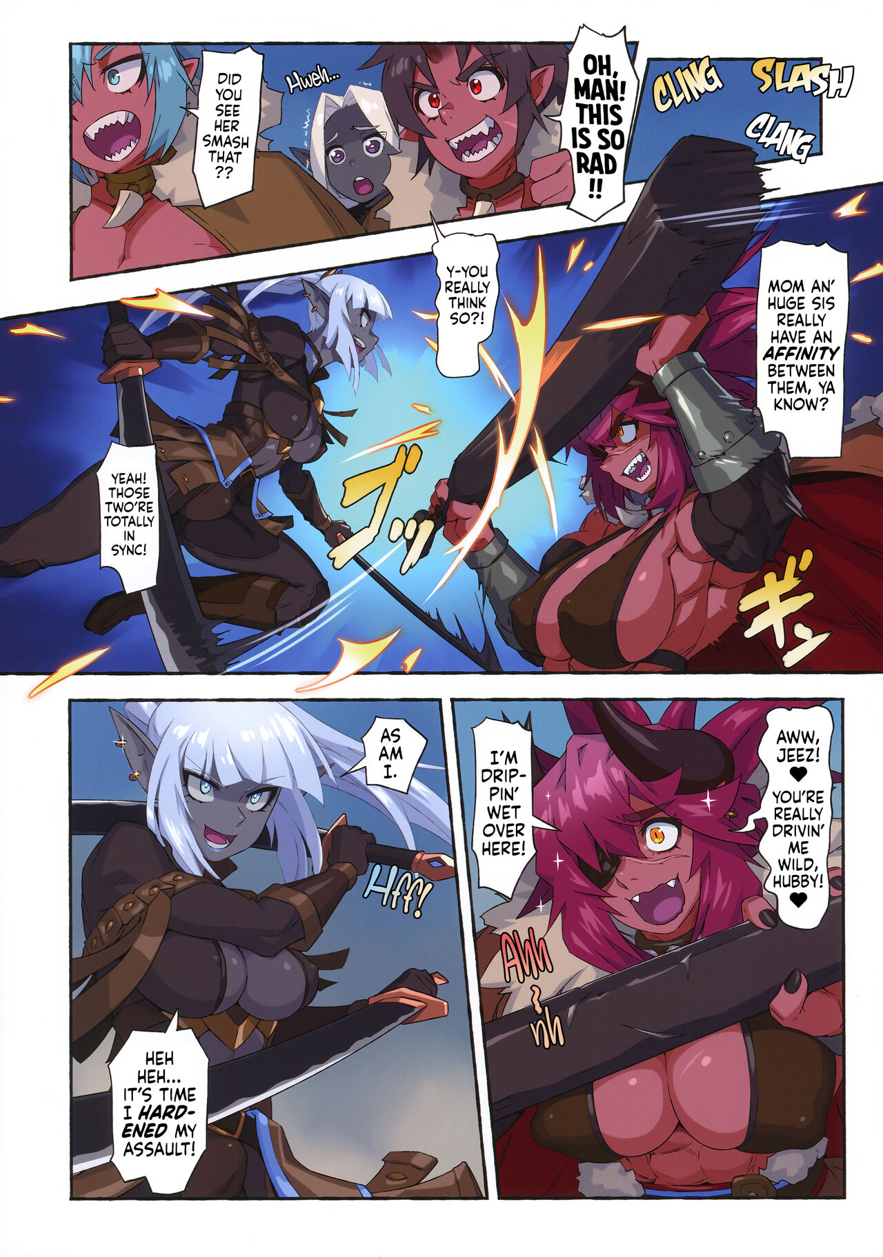 (C104) [M-ya (Mikoyan)]Ogre tai Dark Elf III | Ogre Vs Dark Elf 3[English] Page 8