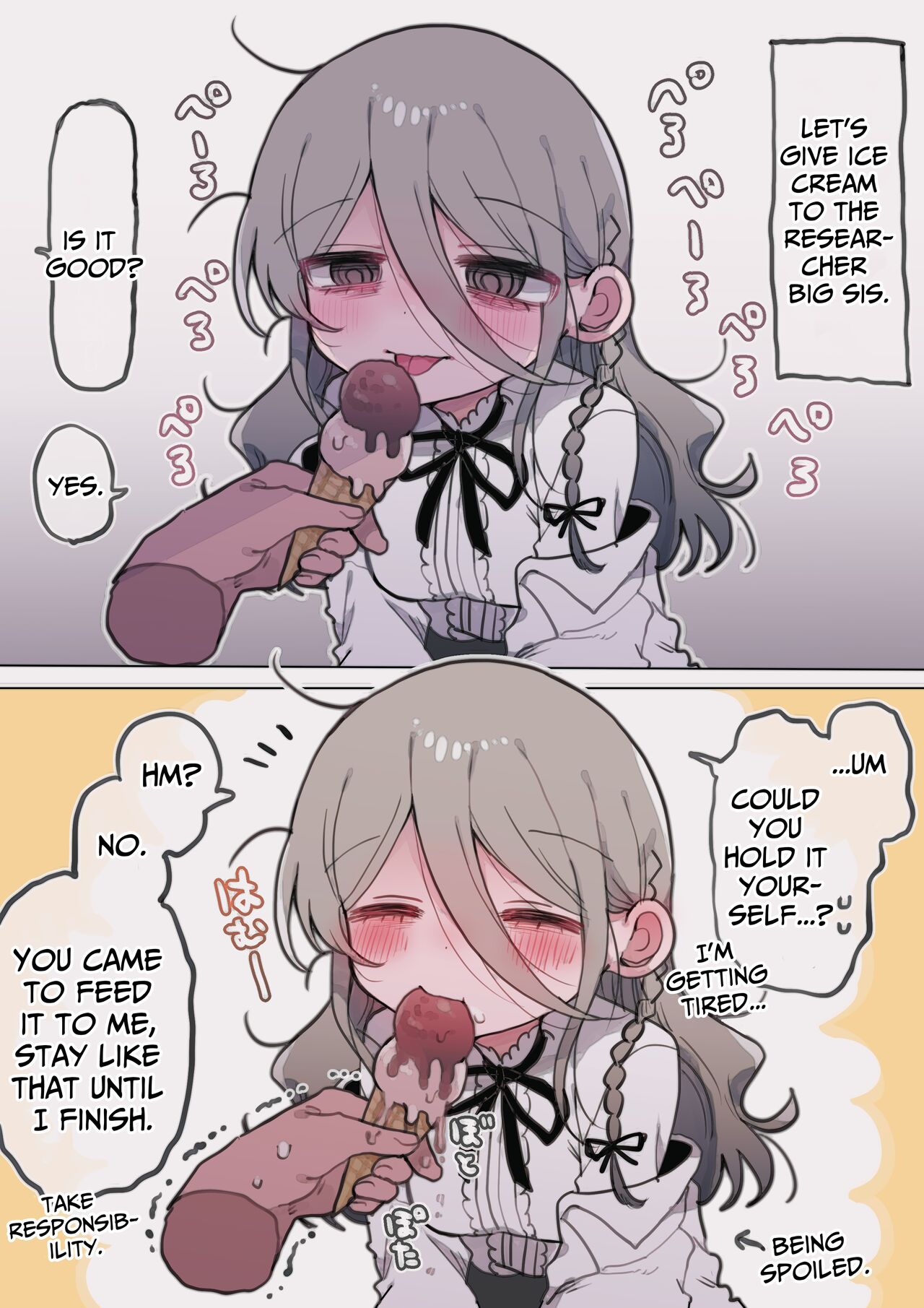 [Naizou Kenkyuujyo (Yasashii Naizou)]Downer Kenkyuusha Onee-san ni Onegai shite Ecchi na Koto shite Morau Hanashi. | I Requested Erotic Assistance From A Languid Lab Woman.[English] [Kamijoan] Page 65
