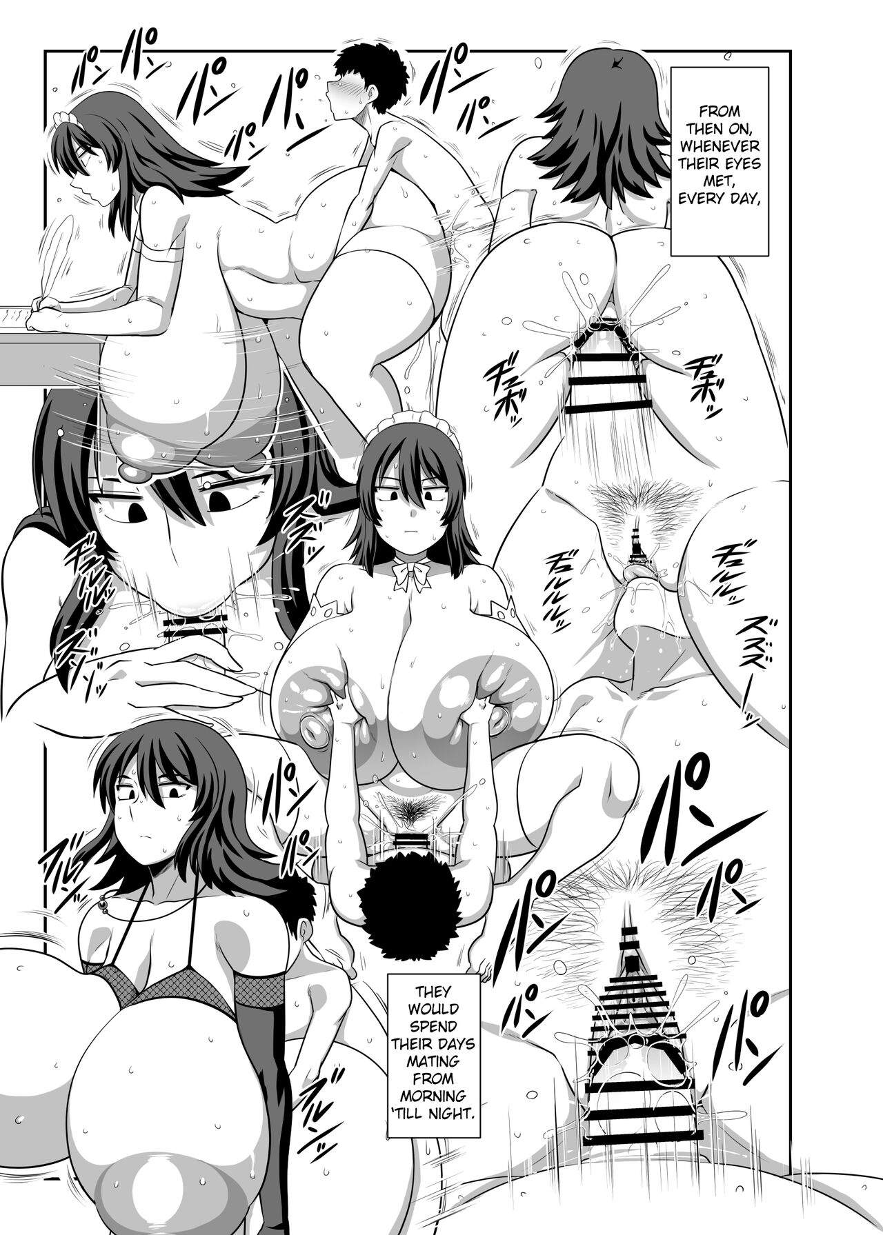 [Nacchuushou (Amazon)]Bou-chama Sakusei no Jikan desu. | It's Milking Time, Young Master[English] [Digital] Page 26