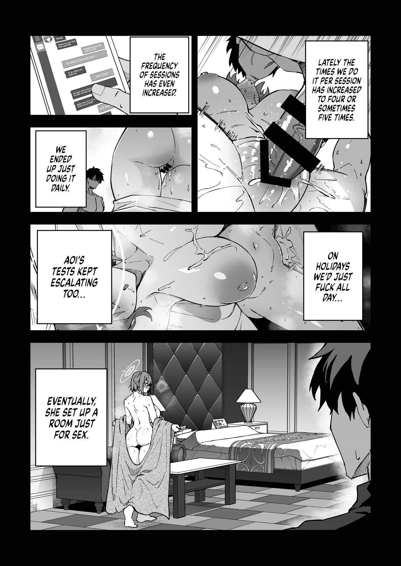 [Syunichi Kansuu (Syunichi)]Koushi Kondou Namahame Koubi | Mixing Business with Raw Pleasure(Blue Archive) [English] [Coffedrug] [Digital] Page 16