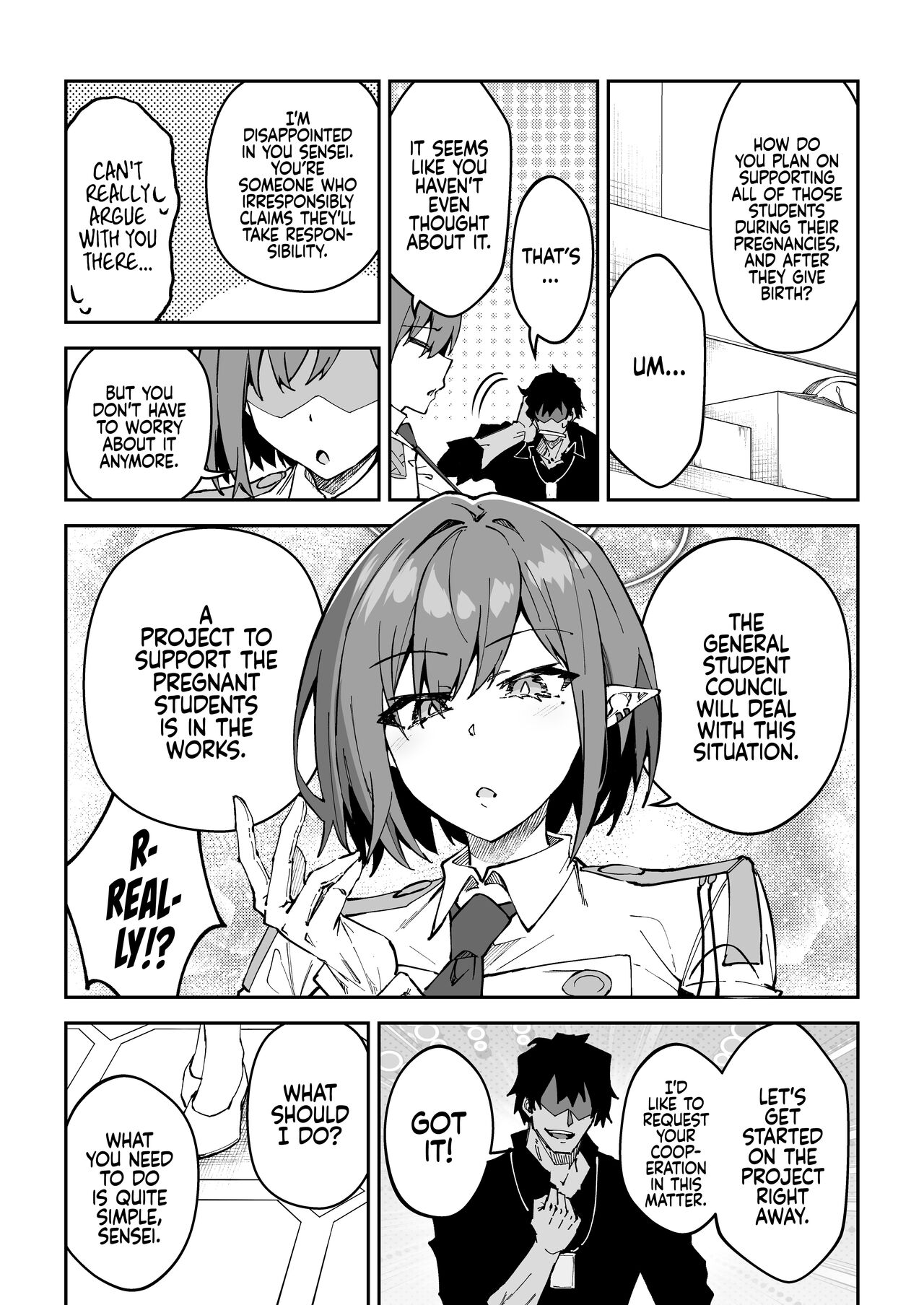 [Syunichi Kansuu (Syunichi)]Koushi Kondou Namahame Koubi | Mixing Business with Raw Pleasure(Blue Archive) [English] [Coffedrug] [Digital] Page 7