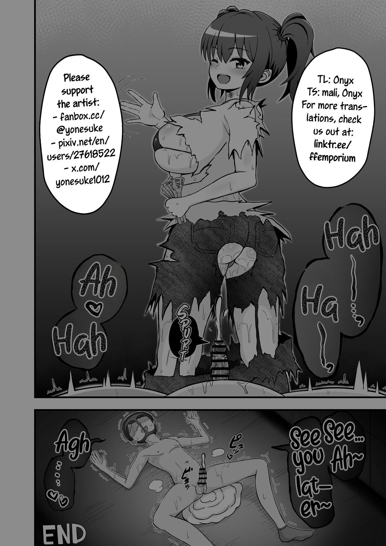 [Emuo Koubou (Yonesuke)]Haiboku no Mitsugi Maso | Defeated Tribute Masochist[English] Page 34