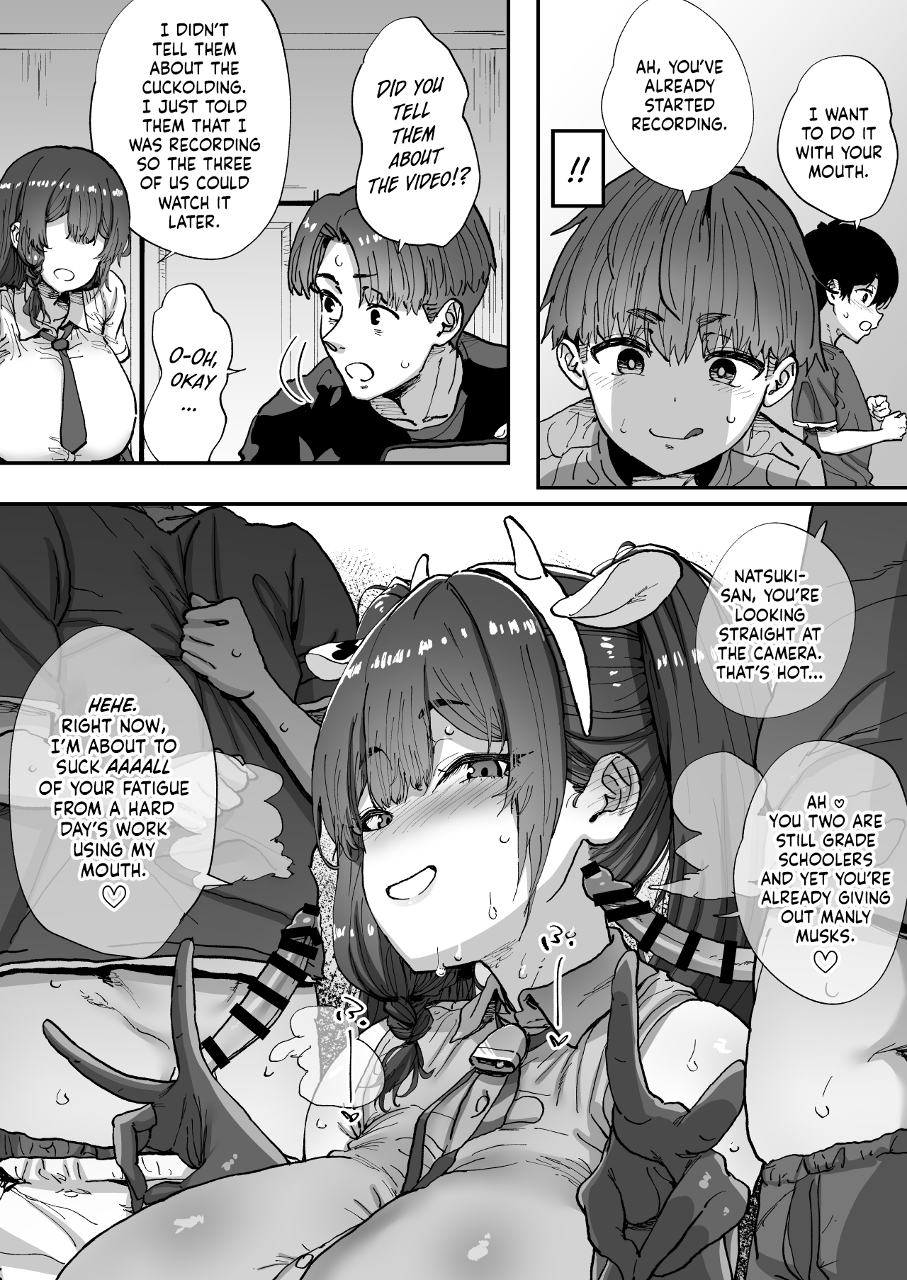 [Hikagemon (Tenpiboshi)]Shiranai Onee-san ga Bokura no Himitsu Kichi ni Yattekita! | A Random Lady Showed Up At Our Secret Base![English] [Meganeko98] Page 48