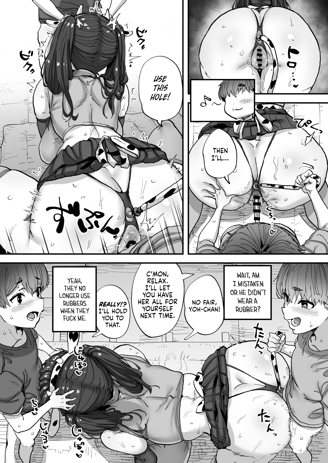 [Hikagemon (Tenpiboshi)]Shiranai Onee-san ga Bokura no Himitsu Kichi ni Yattekita! | A Random Lady Showed Up At Our Secret Base![English] [Meganeko98] Page 50