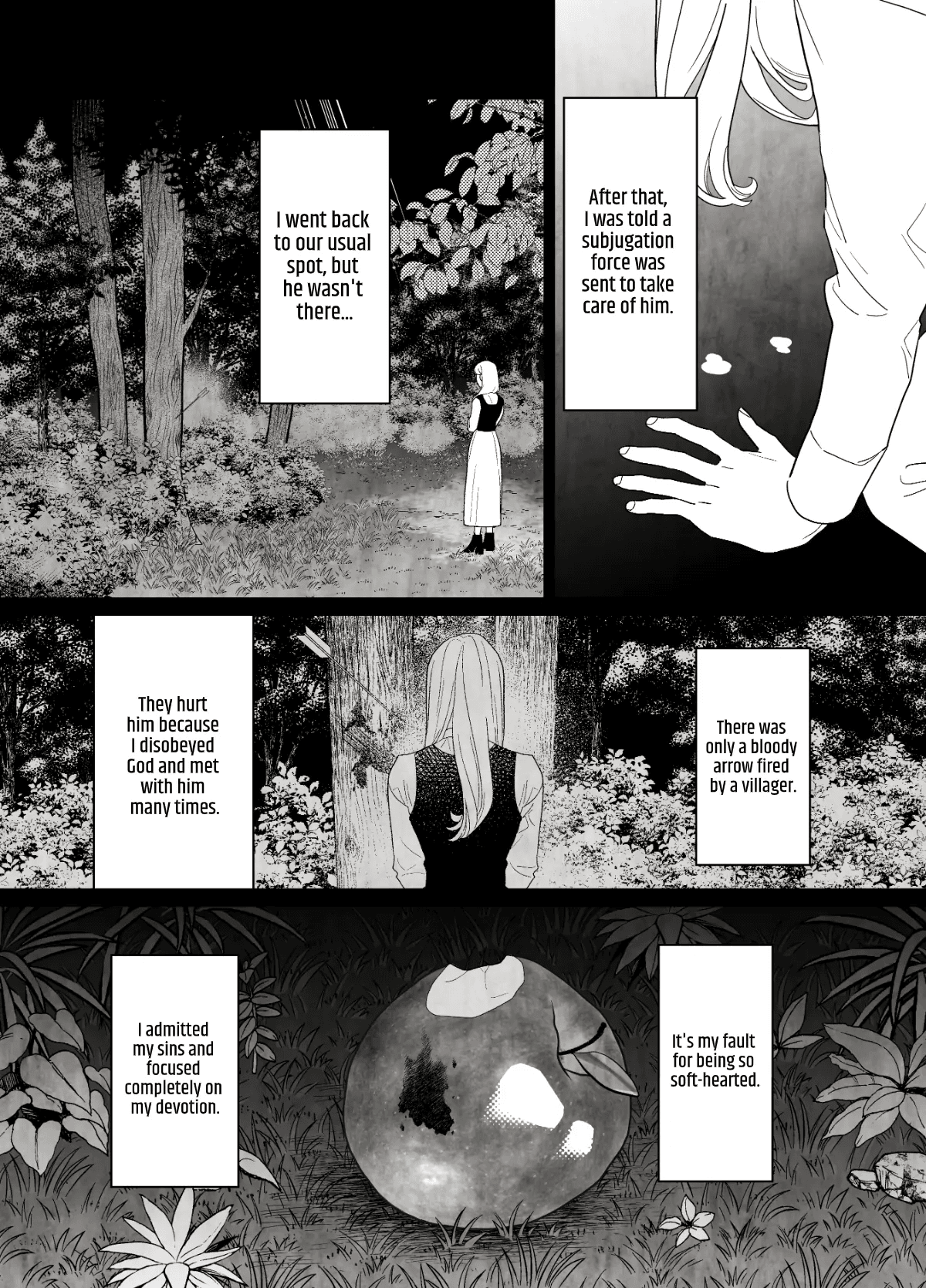 [Green Onion Bun (Jinmen Shijimi)]Tsumi wo Okashita Shuudou Onna wa Orochi no Mamono ni Zange suru | Sinful Nun Pays Penitence To The Serpent[English] [Guarana Translations] Page 36