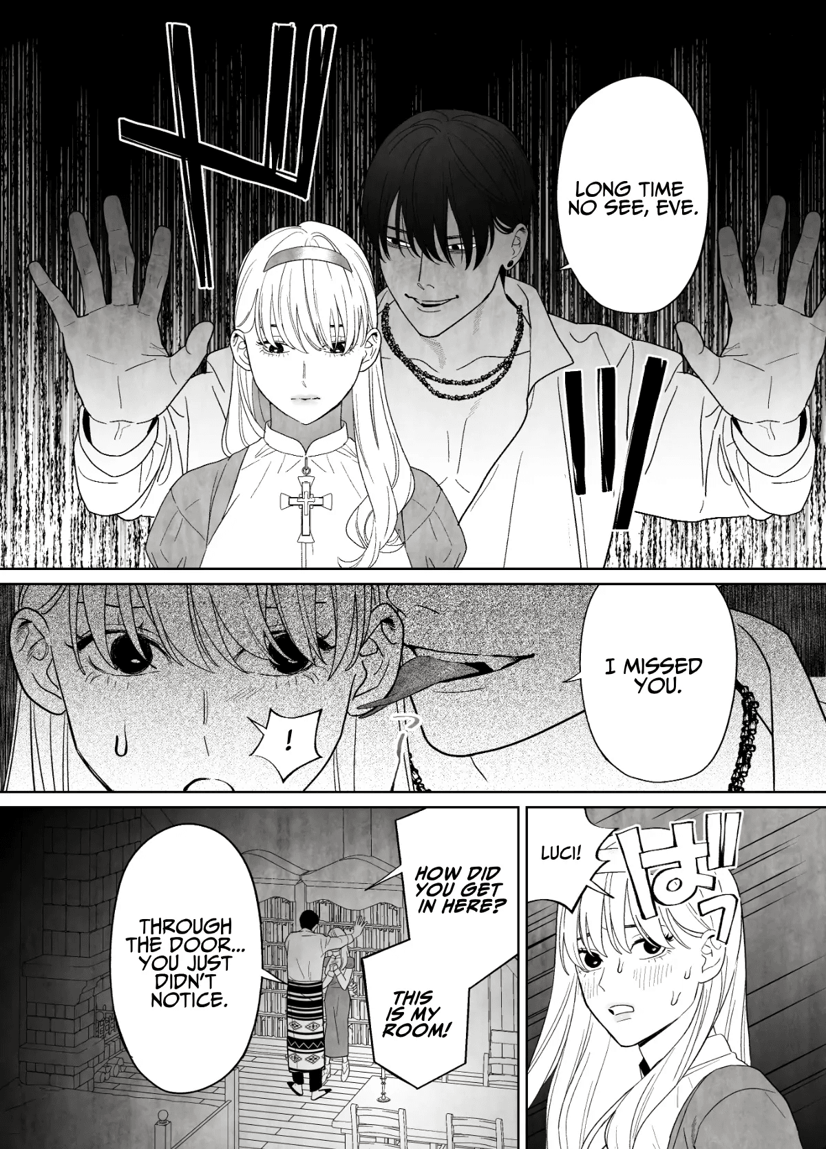 [Green Onion Bun (Jinmen Shijimi)]Tsumi wo Okashita Shuudou Onna wa Orochi no Mamono ni Zange suru | Sinful Nun Pays Penitence To The Serpent[English] [Guarana Translations] Page 9