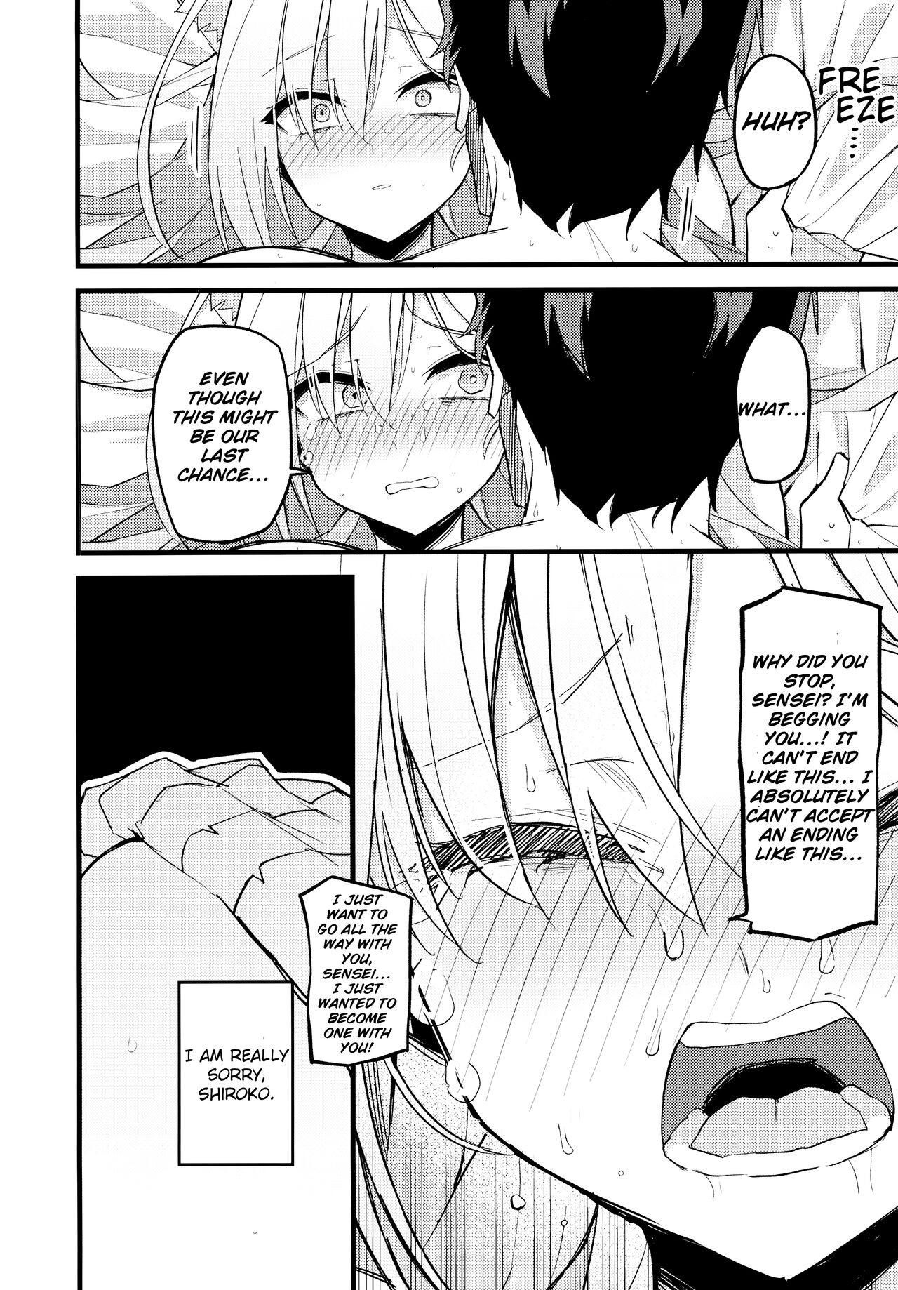 (C104) [Miracleburn (Himiya Zyo-zu)]Miren ga Aru to Sureba | If There Is Any Lingering Attachment(Blue Archive) [English] Page 20