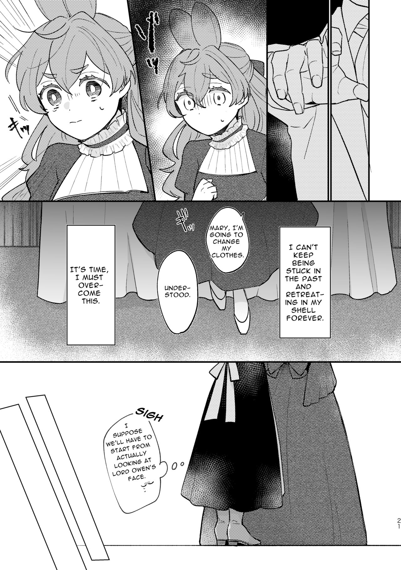 [Uwoichiba (Sabakan)]Usagi Reijou to Ookami Reisoku (Zenpen) | Omega Rabbit and Alpha Wolf(First Part) [English] [Bean Works] [Digital] Page 20