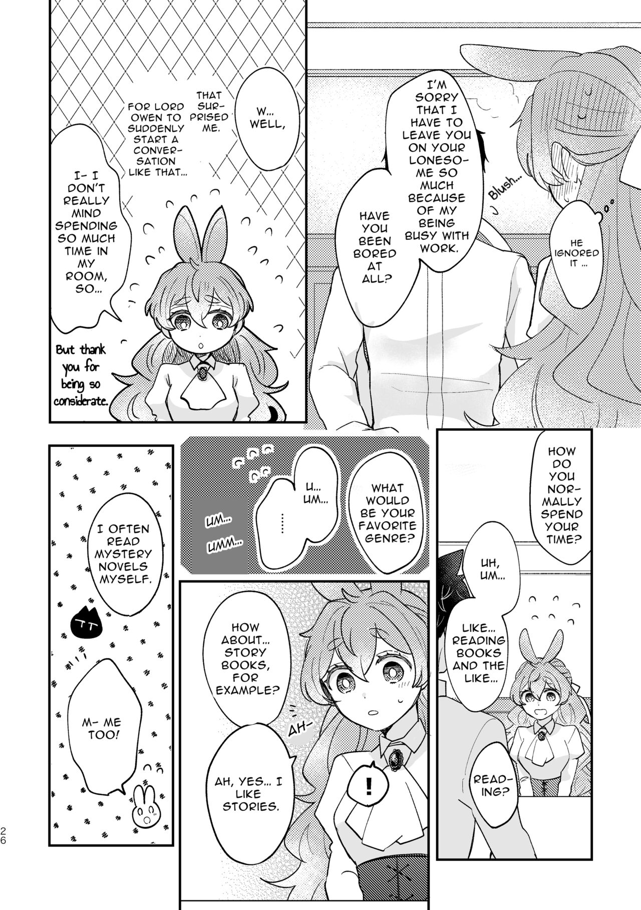 [Uwoichiba (Sabakan)]Usagi Reijou to Ookami Reisoku (Zenpen) | Omega Rabbit and Alpha Wolf(First Part) [English] [Bean Works] [Digital] Page 25