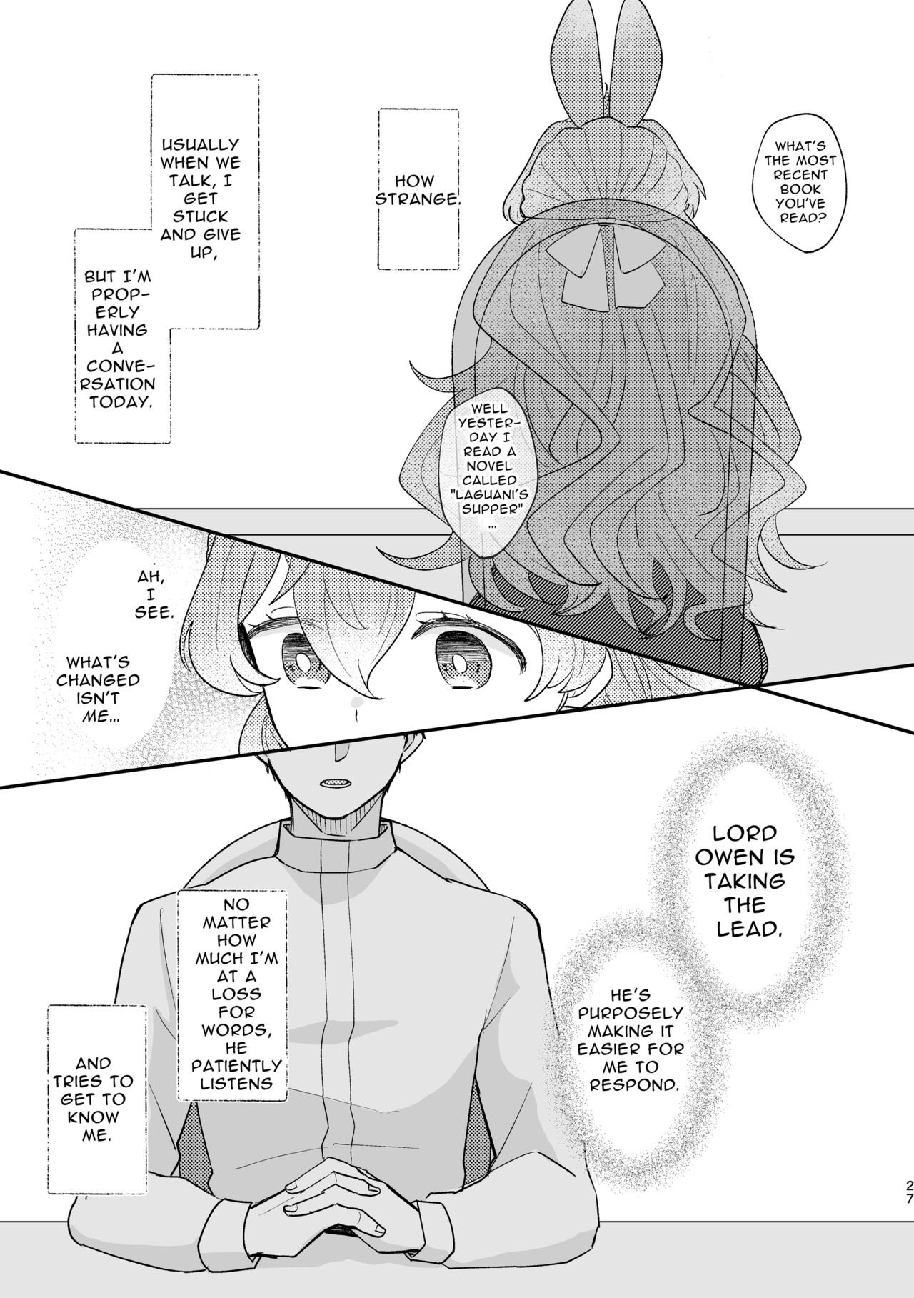 [Uwoichiba (Sabakan)]Usagi Reijou to Ookami Reisoku (Zenpen) | Omega Rabbit and Alpha Wolf(First Part) [English] [Bean Works] [Digital] Page 26
