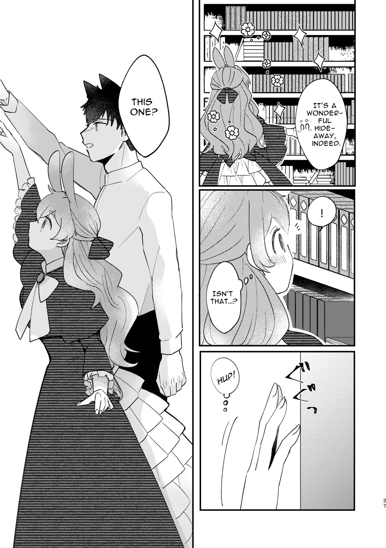 [Uwoichiba (Sabakan)]Usagi Reijou to Ookami Reisoku (Zenpen) | Omega Rabbit and Alpha Wolf(First Part) [English] [Bean Works] [Digital] Page 36