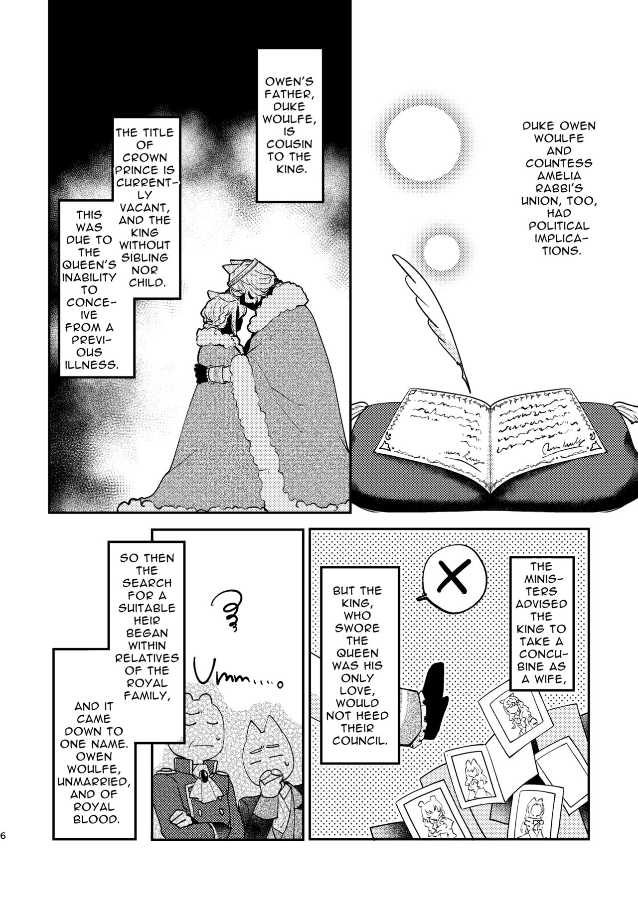 [Uwoichiba (Sabakan)]Usagi Reijou to Ookami Reisoku (Zenpen) | Omega Rabbit and Alpha Wolf(First Part) [English] [Bean Works] [Digital] Page 5