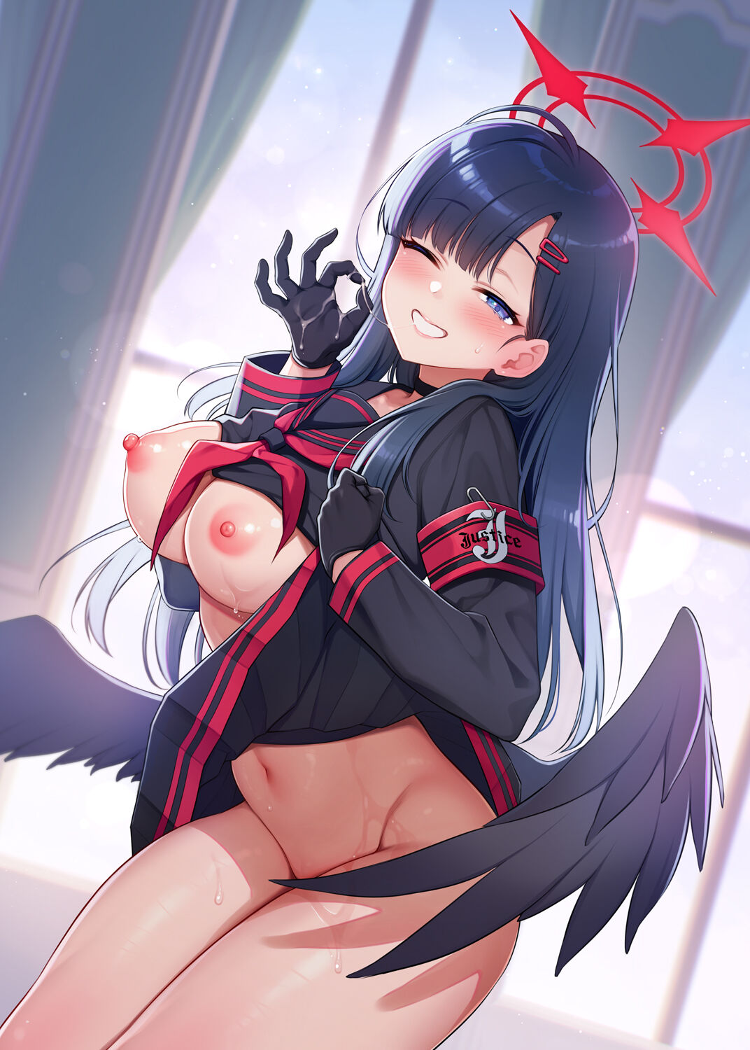 [K+W (sasachinn)]Sensei, Kyou mo Kore no Jikan ssu yo | Sensei, It's Time for You to Cum Today Too ♡(Blue Archive) [English] [Frankie M] [Digital] Page 2