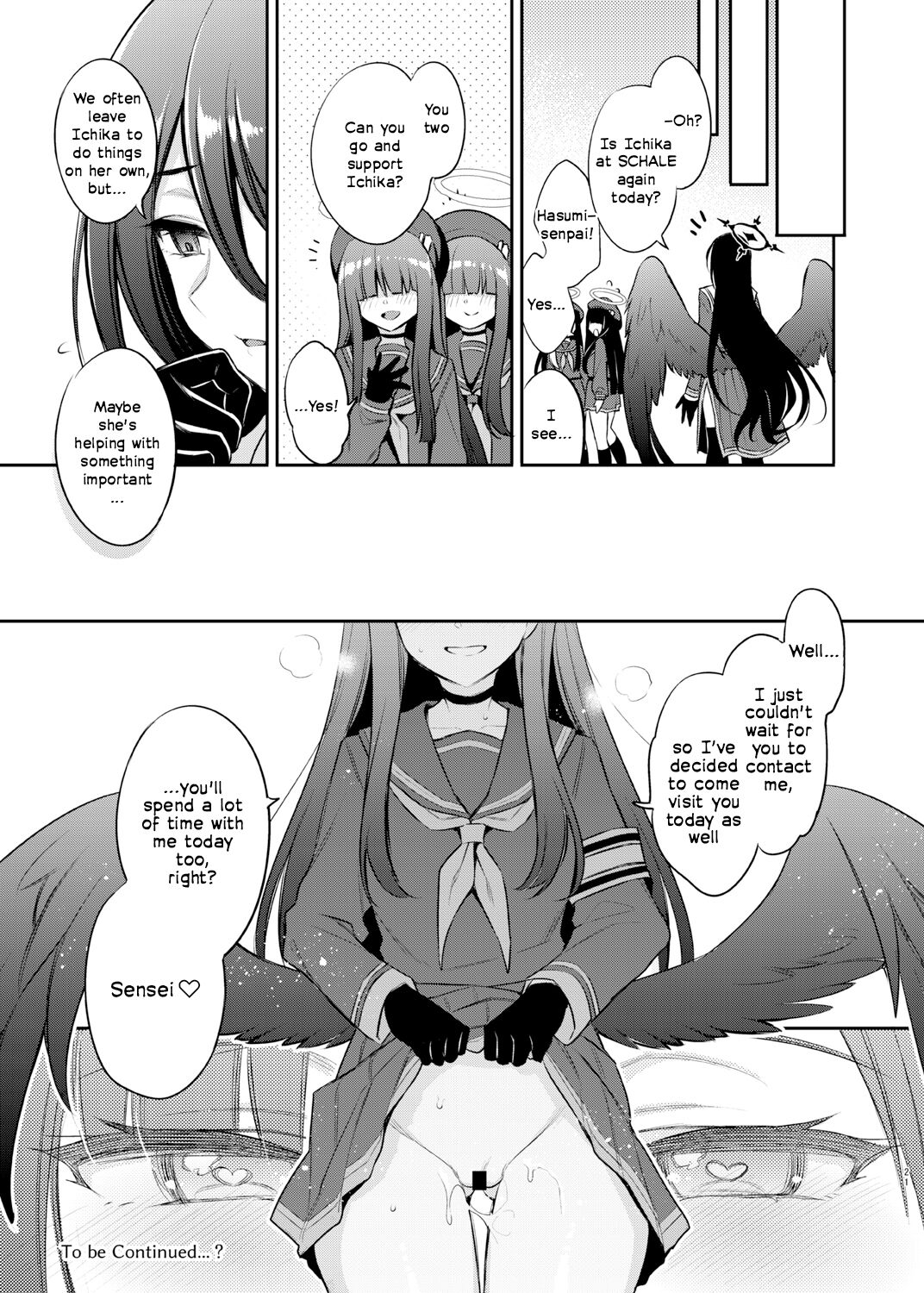 [K+W (sasachinn)]Sensei, Kyou mo Kore no Jikan ssu yo | Sensei, It's Time for You to Cum Today Too ♡(Blue Archive) [English] [Frankie M] [Digital] Page 21