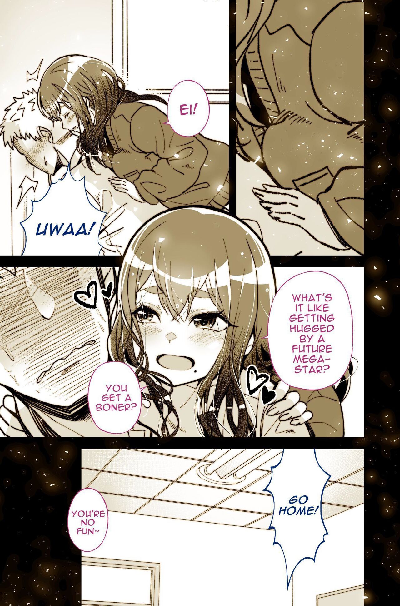 [Yoshio Ereki]Daisuki datta Senpai ga AV Haiyuu da nante Gaman dekiru to Omoimasu ka (Muri datta!!) | Do You Think I Can Tolerate That The Girl I Loved Became A Porn Actress?(No Way!!) [English] [Darg777 Translations] Page 17