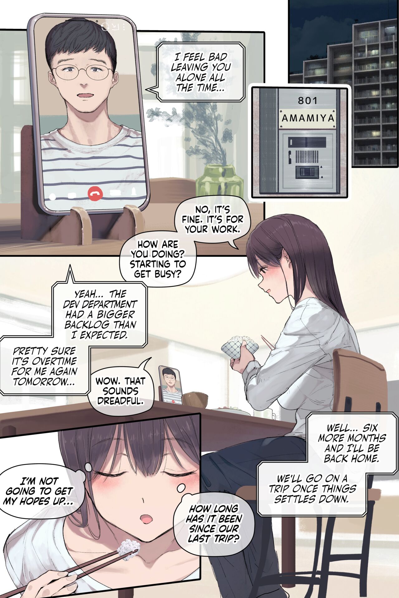 [Yomoda Yomo]Intelli Hitozuma Amamiya Touko Sensei no Hatsujou | Touko Amamiya: Wife, Scholar, Professor in HEAT[English] [Artistan] [Decensored] [Digital] Page 14