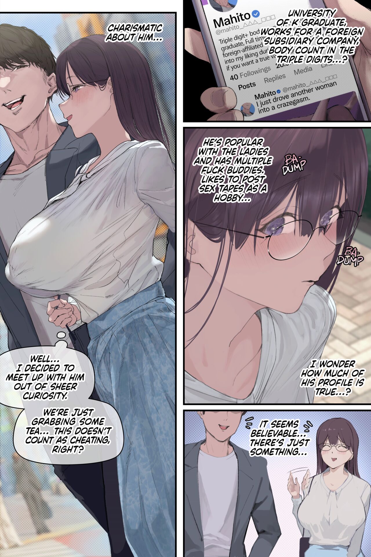 [Yomoda Yomo]Intelli Hitozuma Amamiya Touko Sensei no Hatsujou | Touko Amamiya: Wife, Scholar, Professor in HEAT[English] [Artistan] [Decensored] [Digital] Page 19