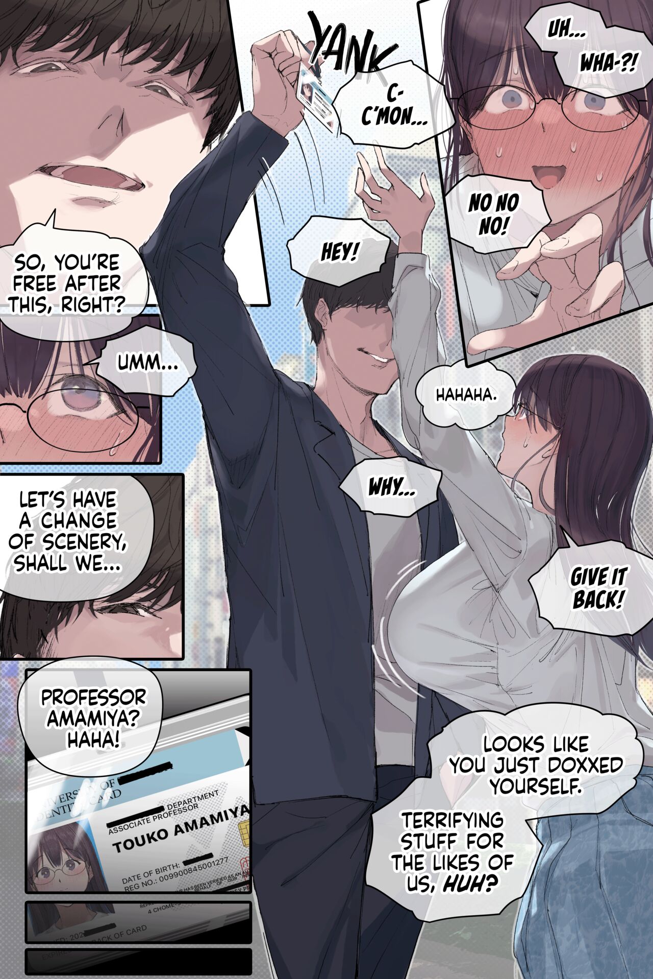 [Yomoda Yomo]Intelli Hitozuma Amamiya Touko Sensei no Hatsujou | Touko Amamiya: Wife, Scholar, Professor in HEAT[English] [Artistan] [Decensored] [Digital] Page 22