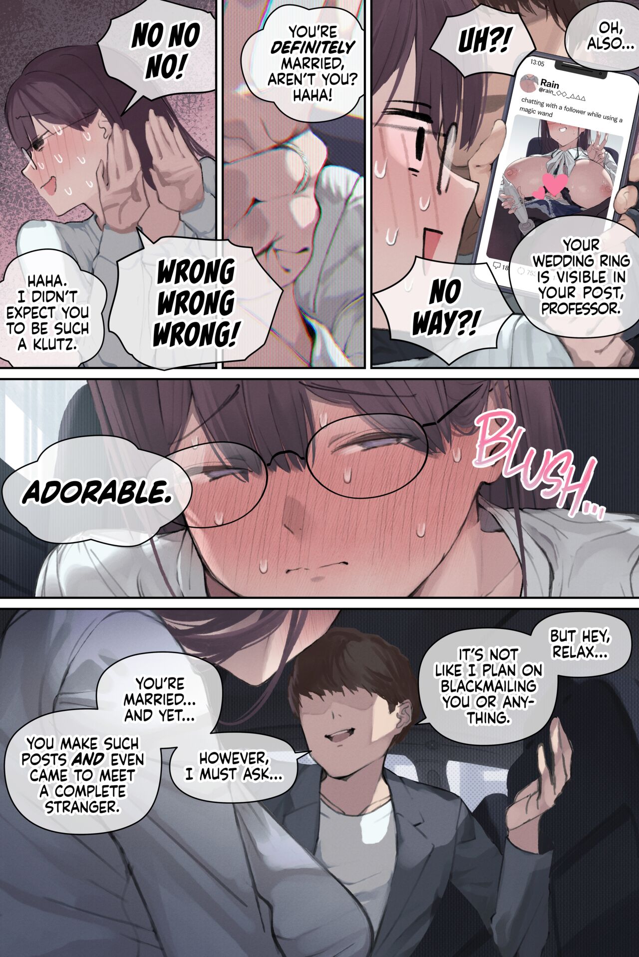 [Yomoda Yomo]Intelli Hitozuma Amamiya Touko Sensei no Hatsujou | Touko Amamiya: Wife, Scholar, Professor in HEAT[English] [Artistan] [Decensored] [Digital] Page 24