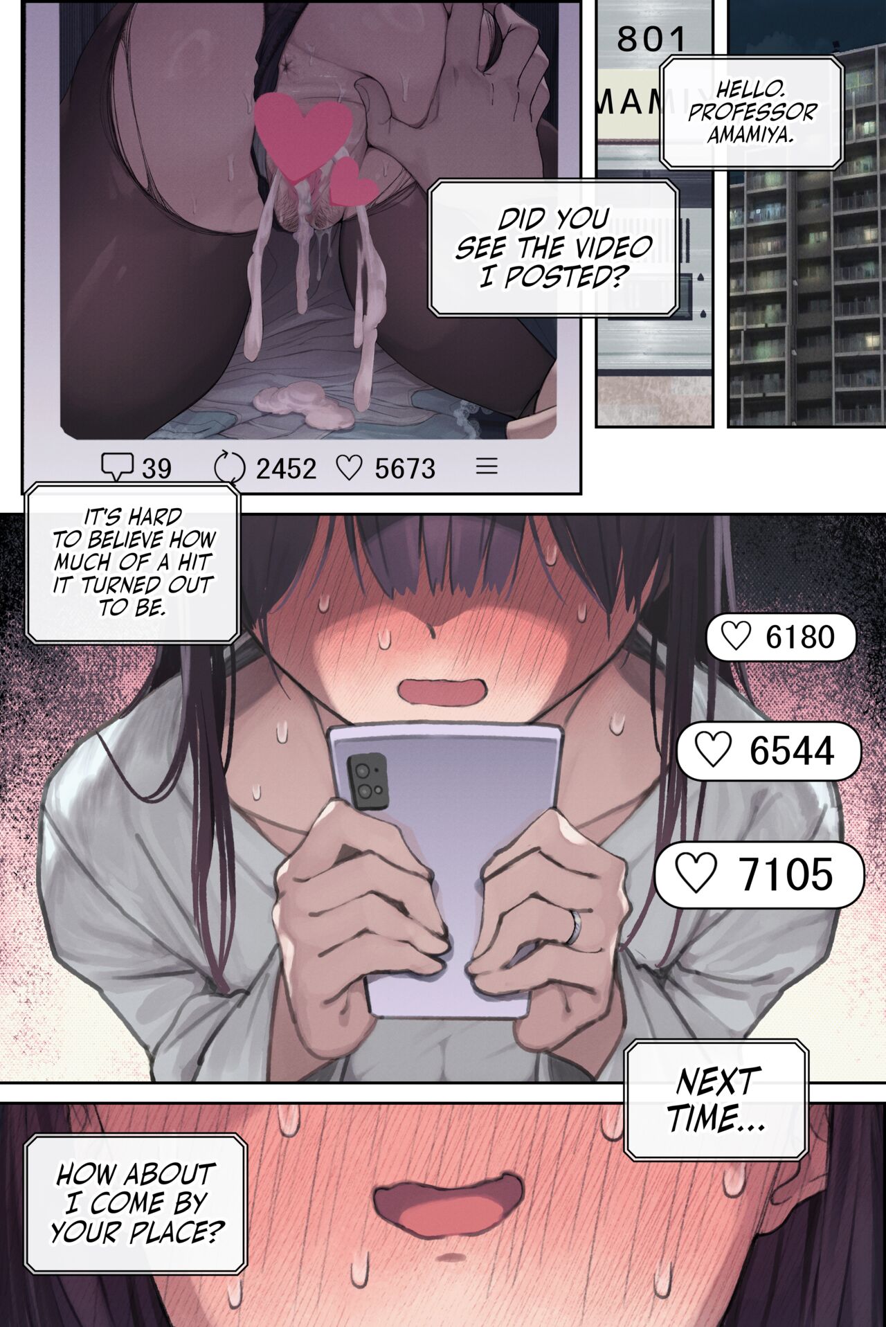 [Yomoda Yomo]Intelli Hitozuma Amamiya Touko Sensei no Hatsujou | Touko Amamiya: Wife, Scholar, Professor in HEAT[English] [Artistan] [Decensored] [Digital] Page 56