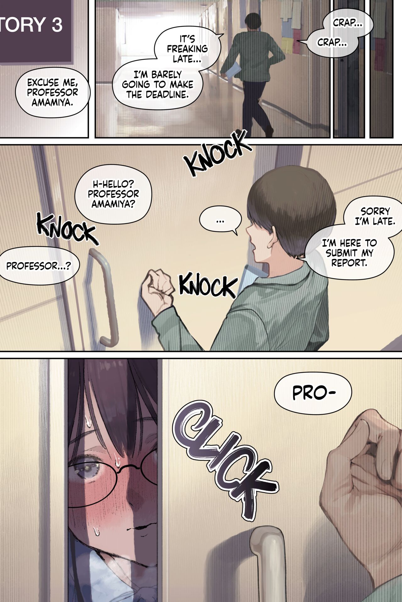 [Yomoda Yomo]Intelli Hitozuma Amamiya Touko Sensei no Hatsujou | Touko Amamiya: Wife, Scholar, Professor in HEAT[English] [Artistan] [Decensored] [Digital] Page 57