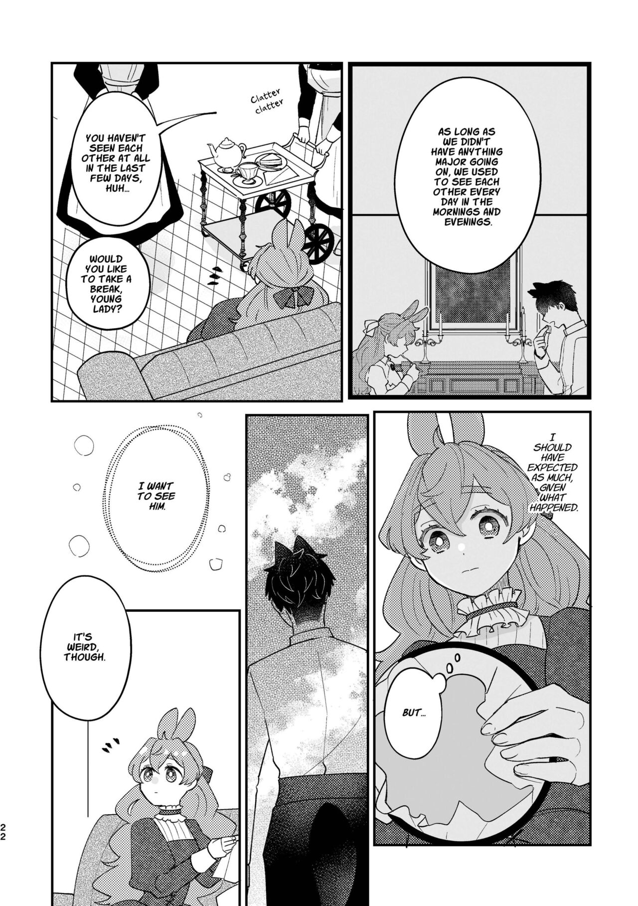 [Uwoichiba (Sabakan)]Usagi Reijou to Ookami Reisoku (Kouhen) | Omega Rabbit and Alpha Wolf(Second Part) [English] [星ニール] [Digital] Page 22