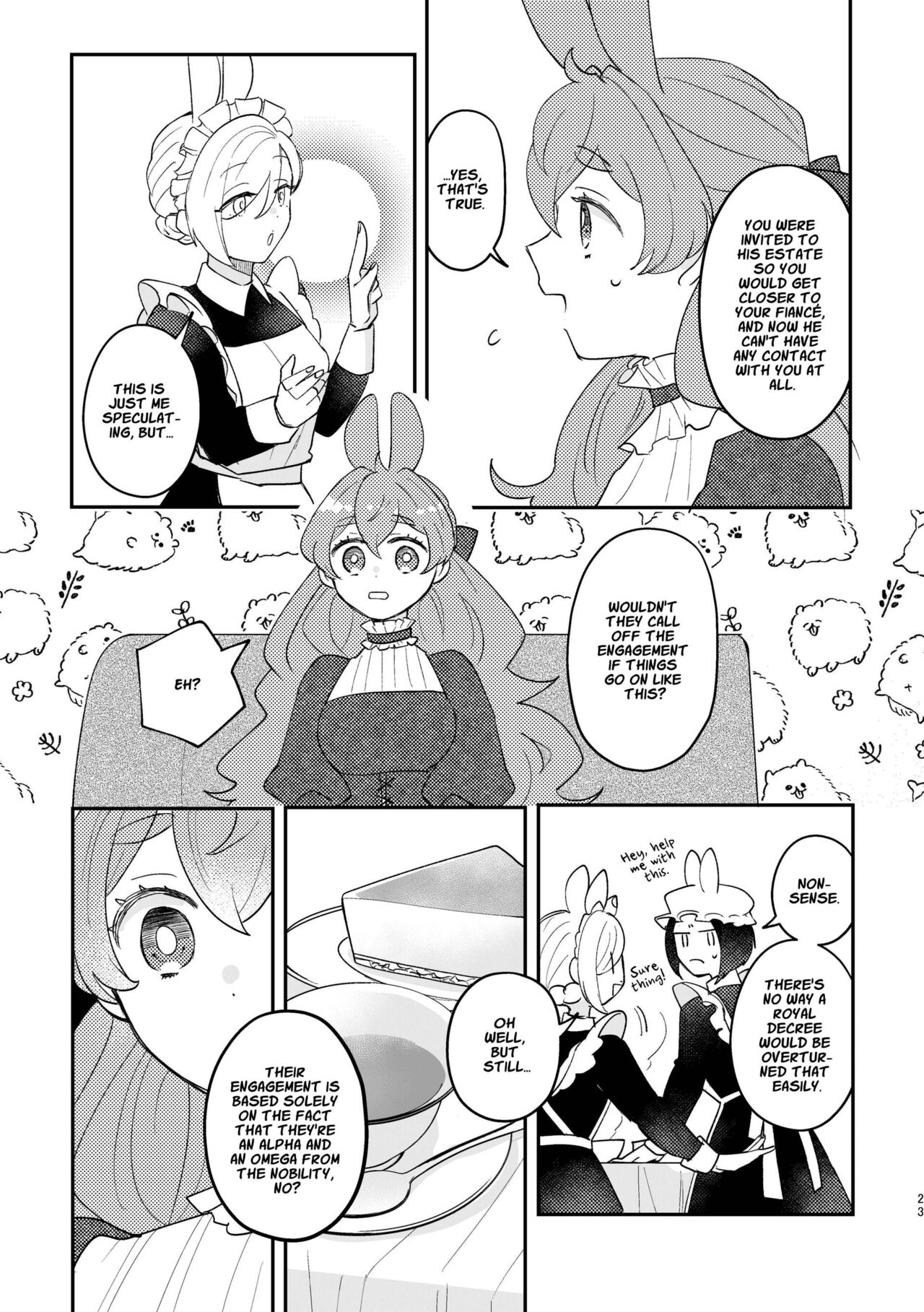 [Uwoichiba (Sabakan)]Usagi Reijou to Ookami Reisoku (Kouhen) | Omega Rabbit and Alpha Wolf(Second Part) [English] [星ニール] [Digital] Page 23