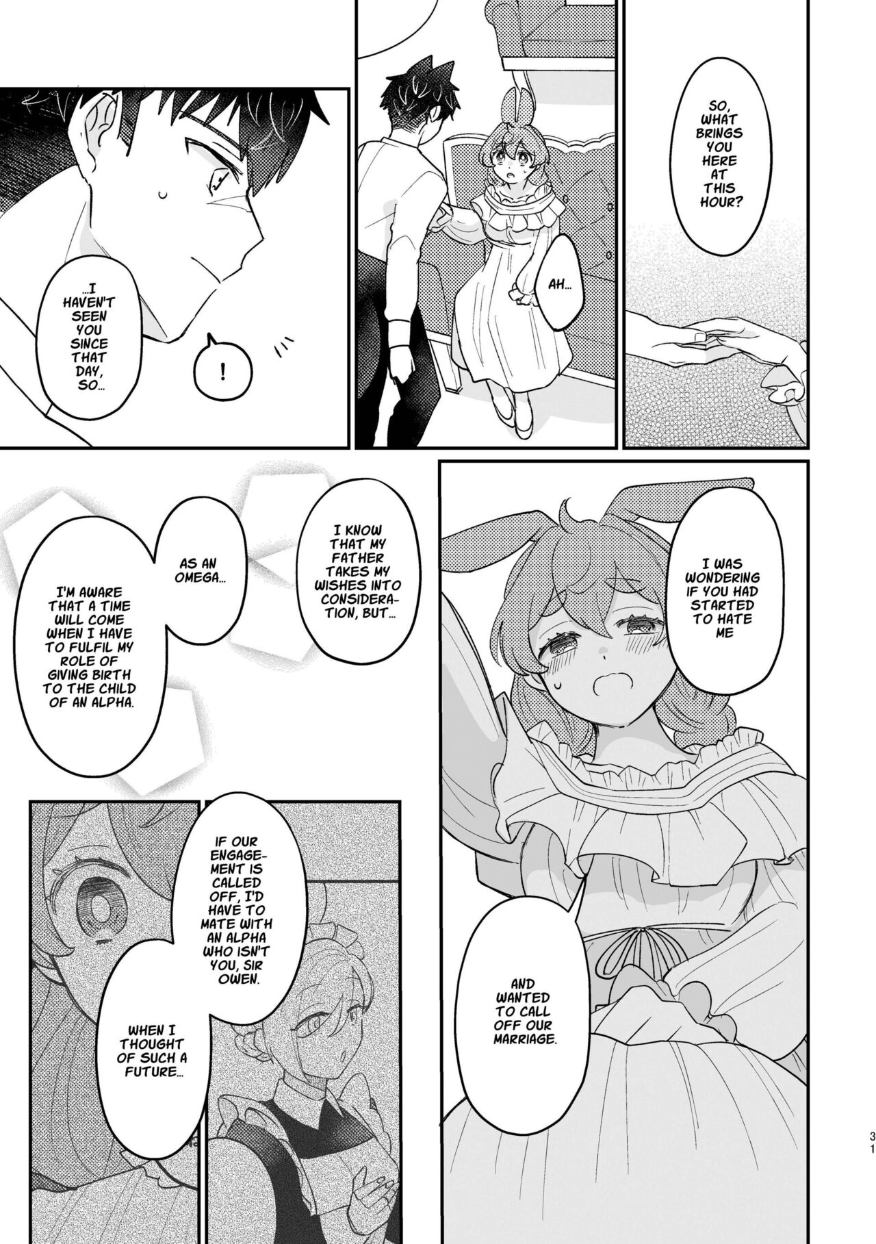 [Uwoichiba (Sabakan)]Usagi Reijou to Ookami Reisoku (Kouhen) | Omega Rabbit and Alpha Wolf(Second Part) [English] [星ニール] [Digital] Page 31