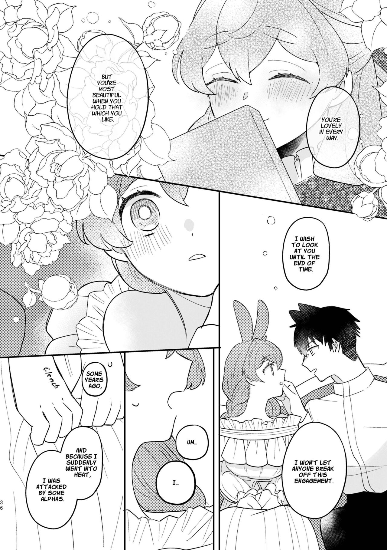 [Uwoichiba (Sabakan)]Usagi Reijou to Ookami Reisoku (Kouhen) | Omega Rabbit and Alpha Wolf(Second Part) [English] [星ニール] [Digital] Page 36