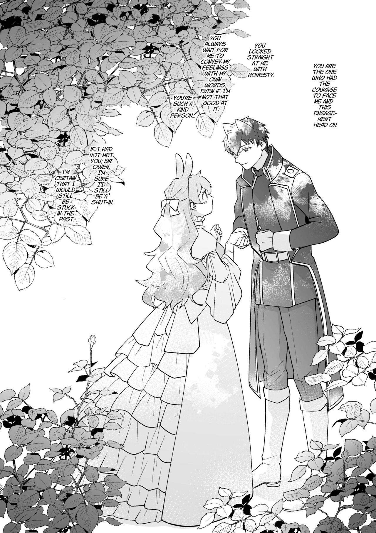 [Uwoichiba (Sabakan)]Usagi Reijou to Ookami Reisoku (Kouhen) | Omega Rabbit and Alpha Wolf(Second Part) [English] [星ニール] [Digital] Page 38
