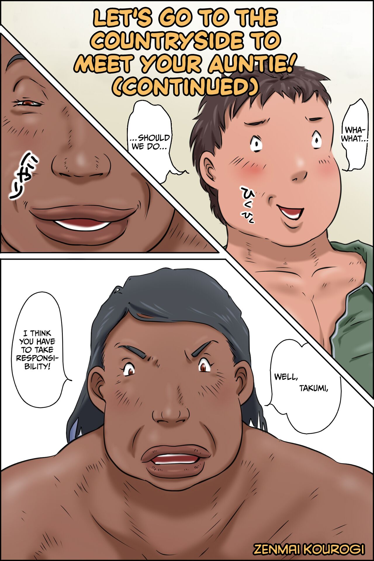 [Zenmai Kourogi]Oba-chan ni Ai ni Inaka ni Ikou!(Tsuzuki) Page 1