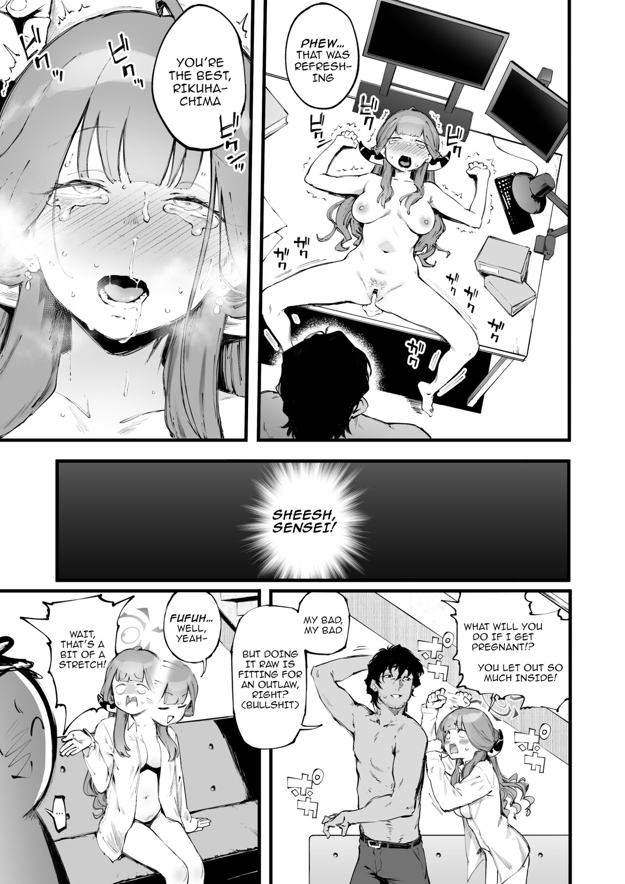 [Metsuki Warui Kyoudan (Suruga Kuroitsu)]Suki da yo Rikuhachima | I Love You, Rikuhachima(Blue Archive) [English] {Doujins.com} [Digital] Page 26