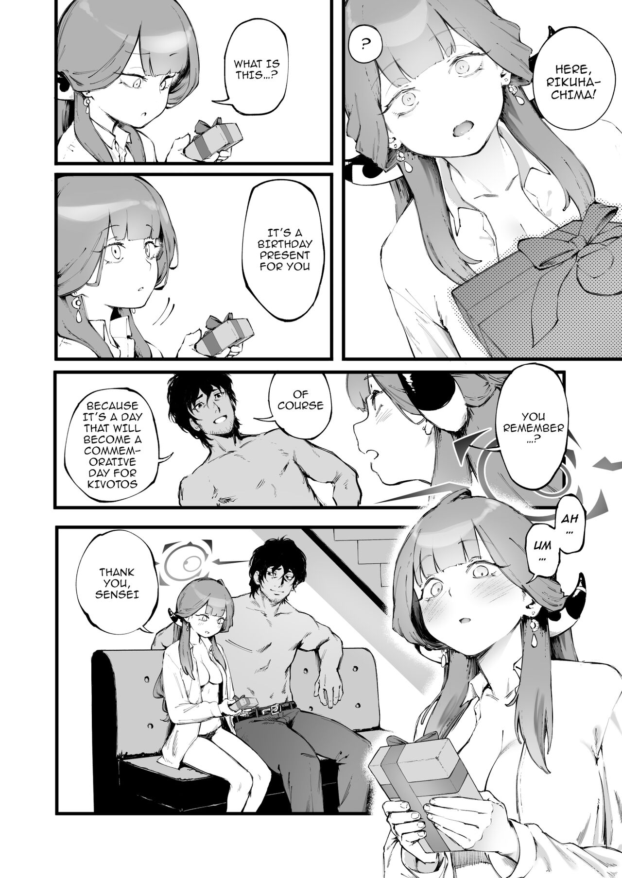 [Metsuki Warui Kyoudan (Suruga Kuroitsu)]Suki da yo Rikuhachima | I Love You, Rikuhachima(Blue Archive) [English] {Doujins.com} [Digital] Page 27
