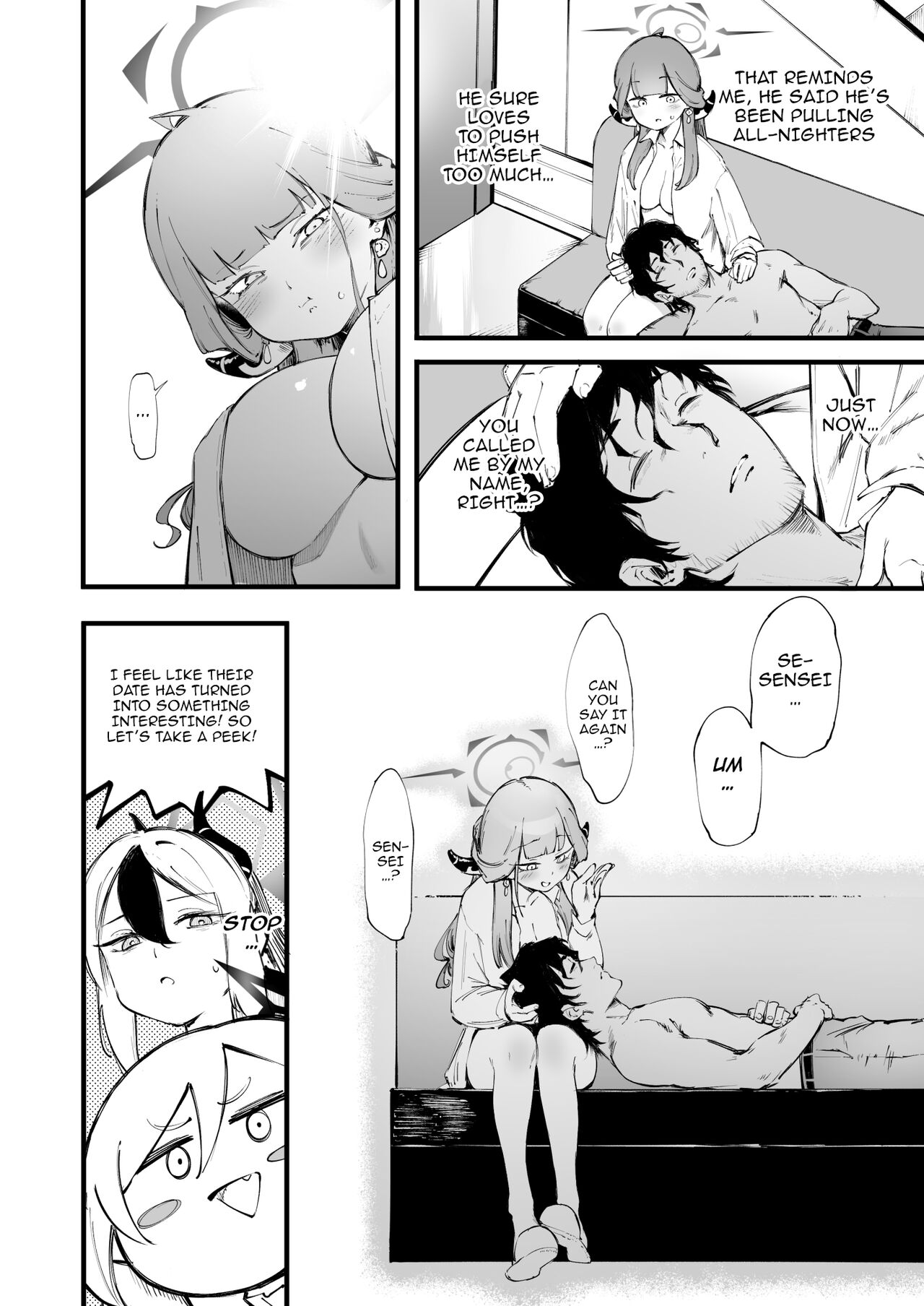 [Metsuki Warui Kyoudan (Suruga Kuroitsu)]Suki da yo Rikuhachima | I Love You, Rikuhachima(Blue Archive) [English] {Doujins.com} [Digital] Page 29